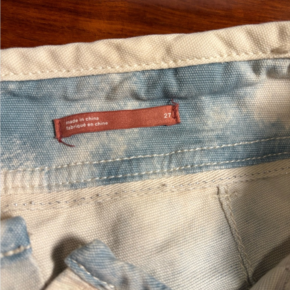 Anthropologie Pilcro 27 The Wanderer Pants Tie Dye Button Fly - Picture 4 of 7